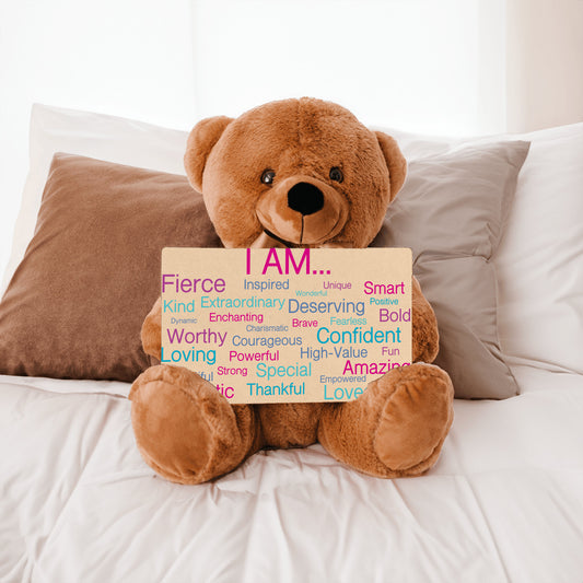 'I Am . . . ' Teddy Bear - Free Shipping